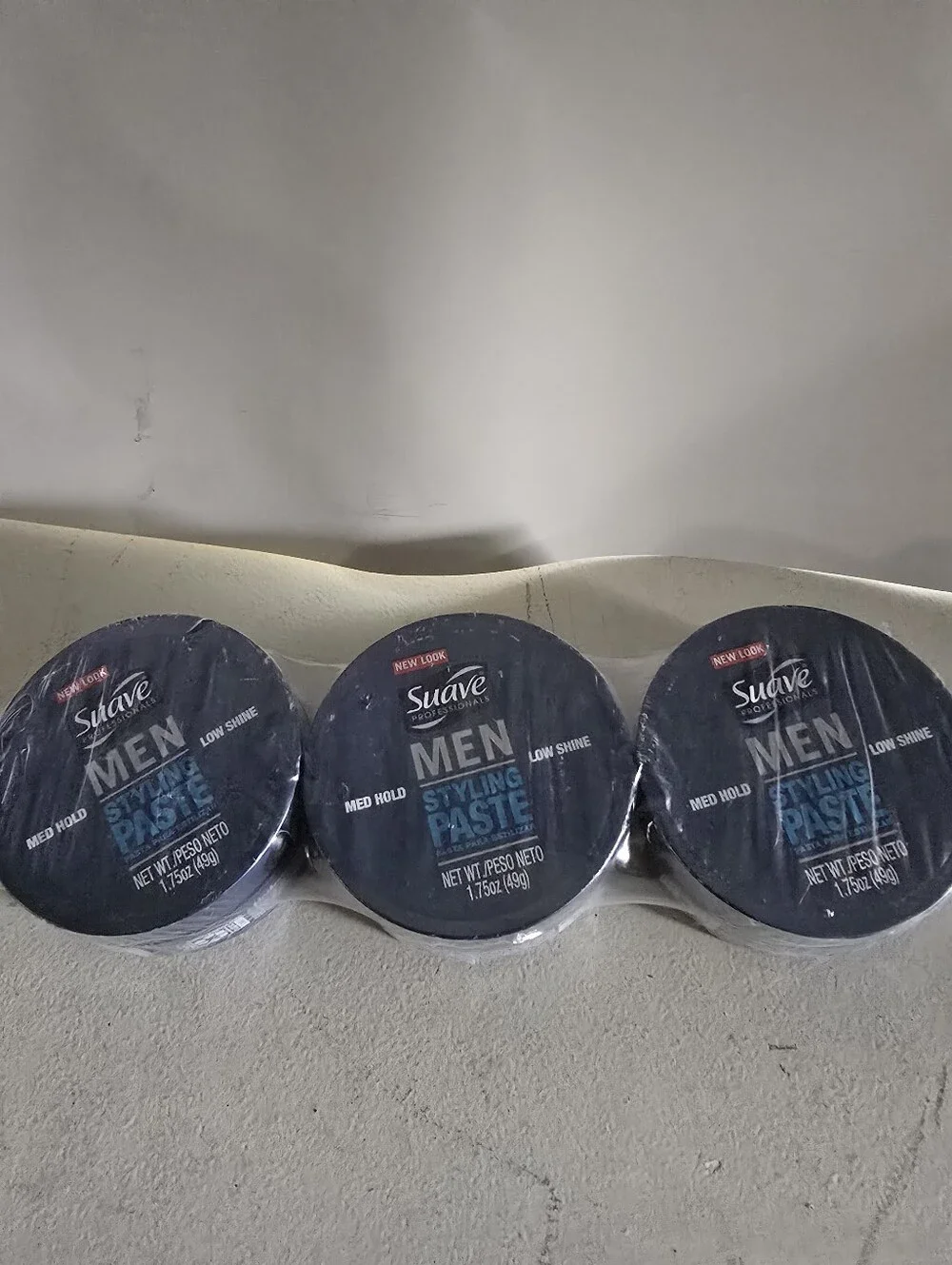 Suave Men Styling Paste - (Medium Hold, Low Shine) - Pack of 3
